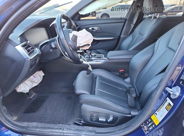 WBA5R7C59KFH30744 2019 BMW OTHER Blue Widok wnętrza z przodu