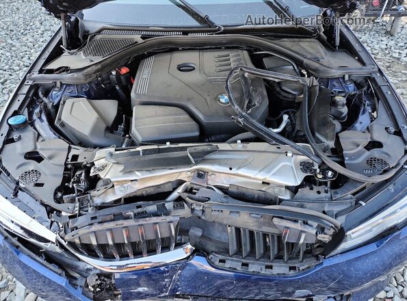 WBA5R7C59KFH30744 2019 BMW OTHER Blue Widok wnętrza z tyłu