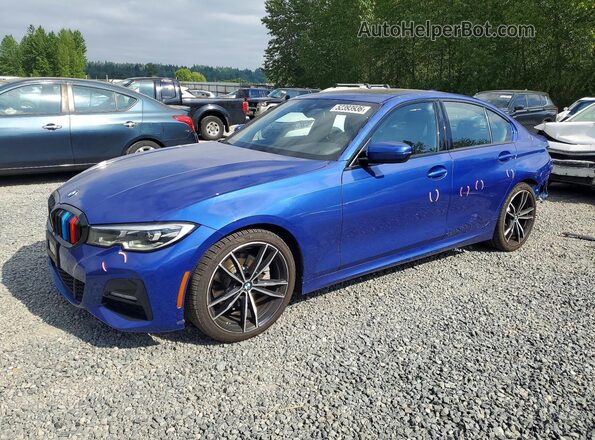 WBA5R7C59KFH31490 2019 BMW OTHER Синий Передняя левая четверть