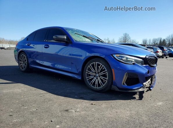 WBA5U7C01LFH22898 2020 BMW M3 Blue წინა მარჯვენა