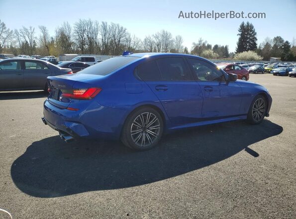 WBA5U7C01LFH22898 2020 BMW M3 Blue უკანა მარჯვენა