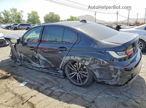 WBA5U7C05LFH50607 2020 BMW M3 Черный Задняя левая четверть