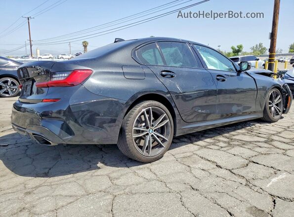 WBA5U7C05LFH50607 2020 BMW M3 Черный Задняя правая четверть