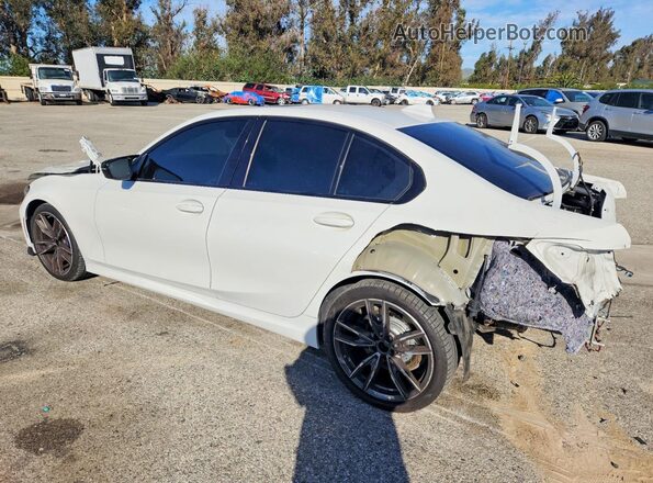 WBA5U7C09LFH32157 2020 BMW M3 Silver უკანა მარცხენა