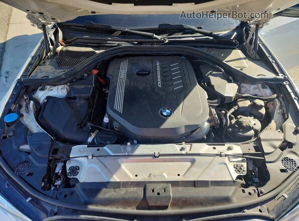 WBA5U7C09LFH32157 2020 BMW M3 Silver უკანა სალონის ხედი