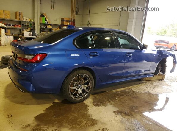 WBA5U9C01LFJ66987 2020 BMW M3 Blue Trasero derecho