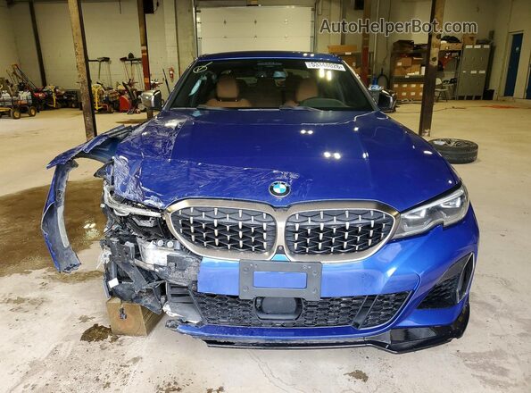 WBA5U9C01LFJ66987 2020 BMW M3 Blue Vista frontal