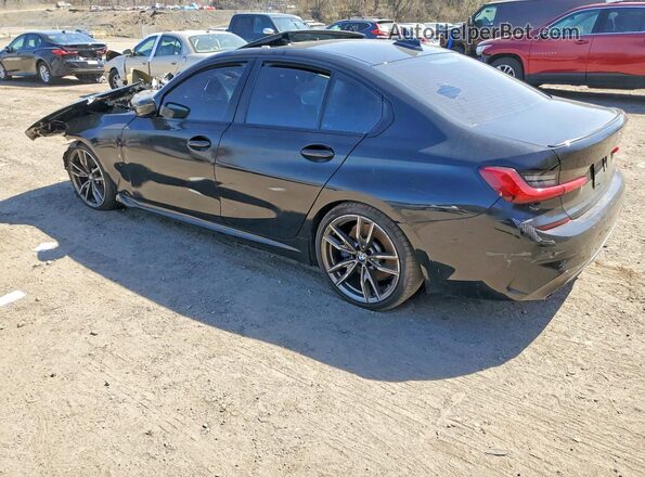 WBA5U9C02LFH25319 2020 BMW M3 Черный Задняя левая четверть