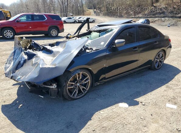 WBA5U9C02LFH25319 2020 BMW M3 Черный Передняя левая четверть