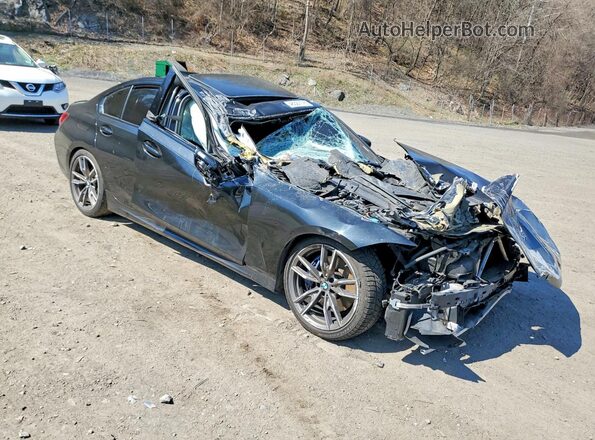 WBA5U9C02LFH25319 2020 BMW M3 Черный Передняя правая четверть