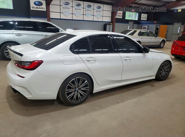 WBA5U9C04LA380109 2020 BMW M3 White Задня права чверть