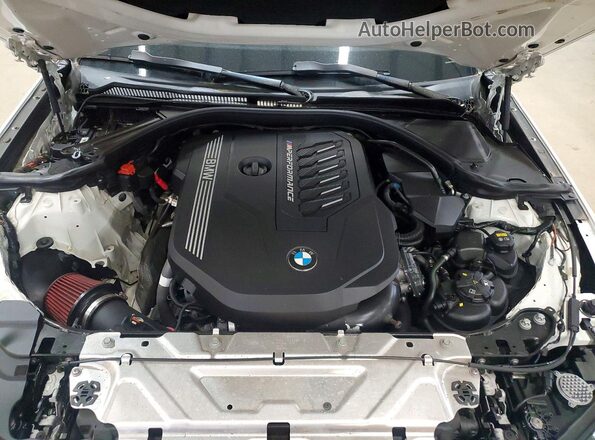 WBA5U9C04LA380109 2020 BMW M3 White Вид задньої частини салону