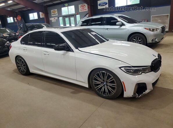 WBA5U9C04LA380109 2020 BMW M3 White Передня права чверть