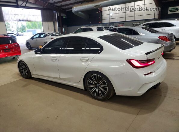 WBA5U9C04LA380109 2020 BMW M3 White Задня ліва чверть
