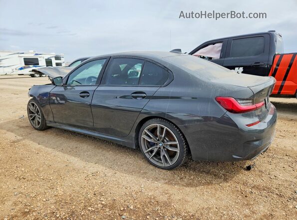 WBA5U9C04LAF54831 2020 BMW M3 Серый Задняя левая четверть