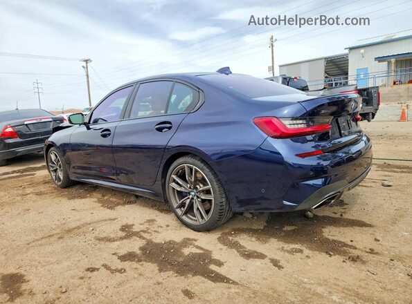WBA5U9C07LAF54533 2020 BMW M3 Blue უკანა მარცხენა