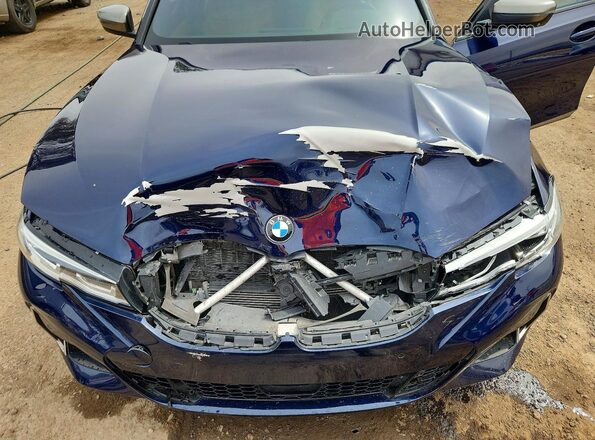WBA5U9C07LAF54533 2020 BMW M3 Blue უკანა სალონის ხედი