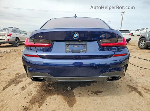 WBA5U9C07LAF54533 2020 BMW M3 Blue უკანა ხედი