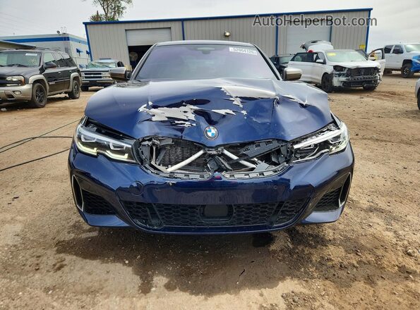 WBA5U9C07LAF54533 2020 BMW M3 Blue წინა ხედი