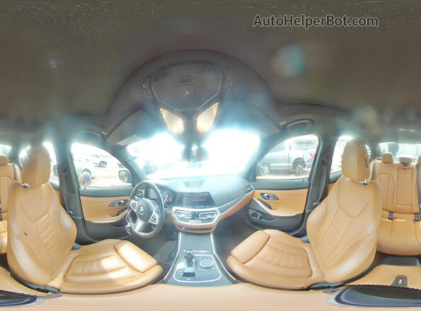 WBA5U9C07LAF54533 2020 BMW M3 Blue VIN კოდის სტიკერის ხედი
