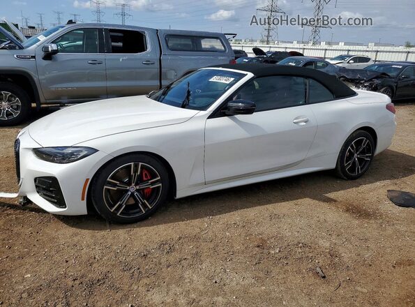 WBA63AT05PCL51527 2023 BMW M4 White Vista tres cuartos delantera izquierda
