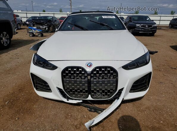 WBA63AT05PCL51527 2023 BMW M4 White Vista frontal