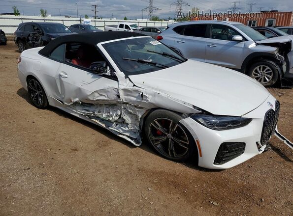 WBA63AT05PCL51527 2023 BMW M4 White Delantero derecho
