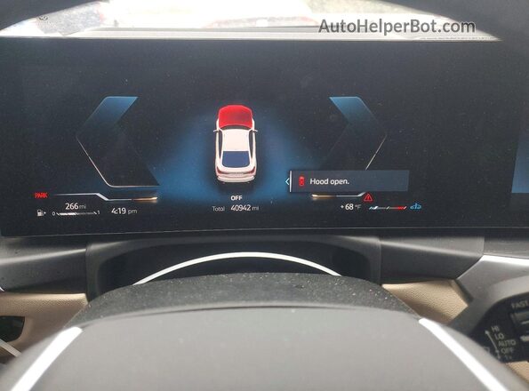 WBA63AV08RFR33765 2024 BMW OTHER White ხელსაწყოთა პანელის ხედი