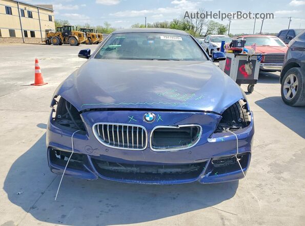 WBA6D0C34HG639809 2017 BMW OTHER Синий Вид спереди