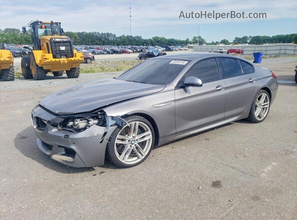 WBA6D0C58GD927883 2016 BMW OTHER Gray წინა მარცხენა ხედი სამი მეოთხედიდან