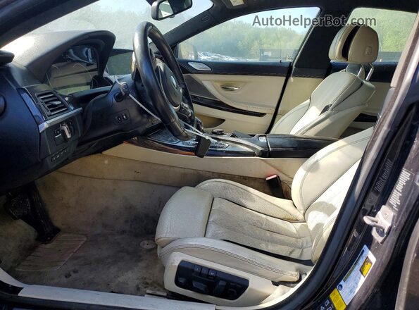 WBA6D6C59GG388174 2016 BMW OTHER Черный Вид салона спереди