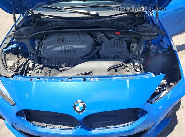 WBA73AK08M7G34677 2021 BMW OTHER Blue უკანა სალონის ხედი