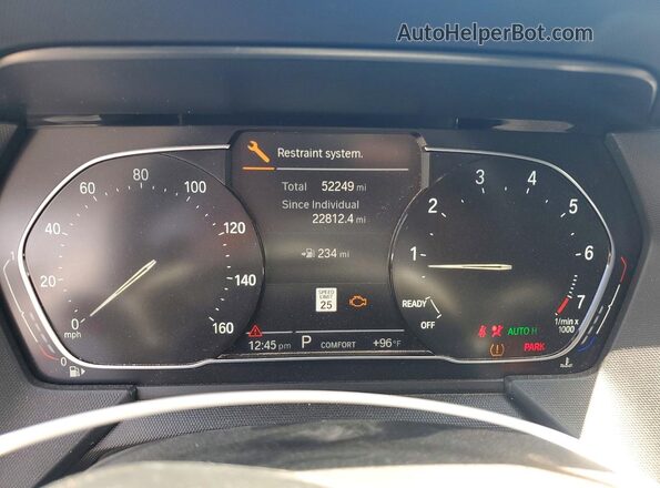 WBA73AK08M7G34677 2021 BMW OTHER Blue ხელსაწყოთა პანელის ხედი
