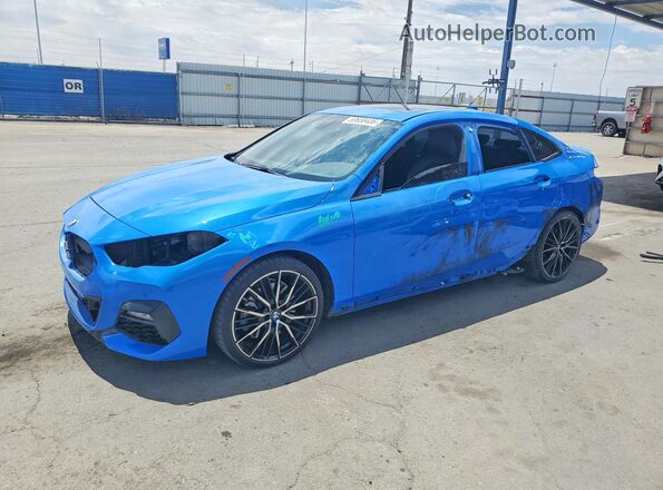 WBA73AK08M7G34677 2021 BMW OTHER Blue წინა მარცხენა ხედი სამი მეოთხედიდან