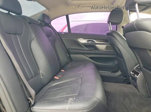 WBA7E2C50GG504663 2016 BMW OTHER Черный Вид задних сидений