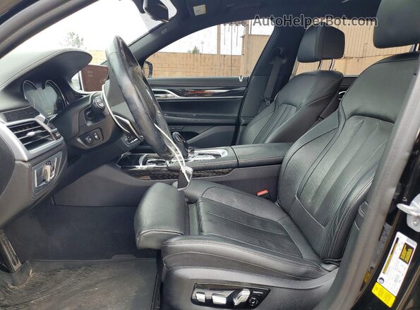 WBA7E2C50KB218298 2019 BMW OTHER Черный Вид салона спереди