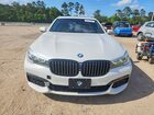 2019 Bmw 740 I White vin: WBA7E2C5XKB217238