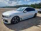 2019 Bmw 740 I White vin: WBA7E2C5XKB217238