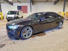 2019 Bmw 740 Xi Black vin: WBA7E4C54KGV28694