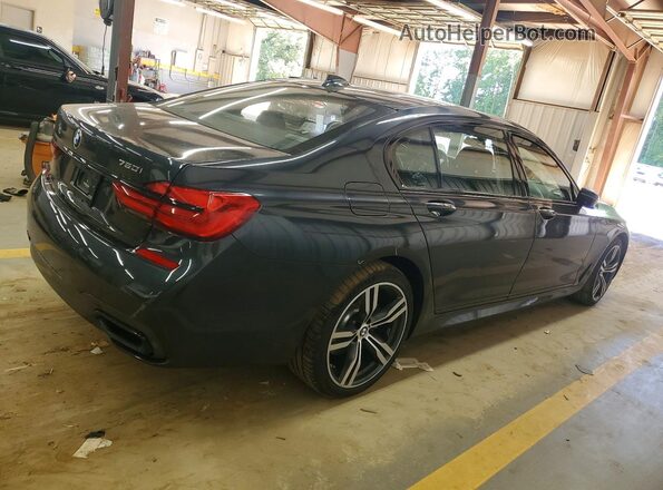 WBA7F0C52KGM25151 2019 BMW OTHER Синий Задняя правая четверть