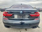 2018 Bmw 750 Xi Black vin: WBA7F2C59JG424458