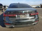 2020 Bmw 740 I Черный vin: WBA7T2C06LGF96708