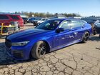 2021 Bmw 750 Xi Синий vin: WBA7U2C07MCE93142