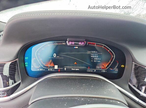 WBA7U2C08NCK33895 2022 BMW OTHER Белый Вид щитка приборов