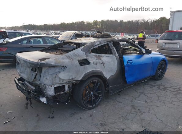 WBA83DA08SCU58769 2025 BMW M4 Blue Задня права чверть