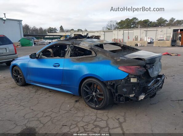 WBA83DA08SCU58769 2025 BMW M4 Blue Задня ліва чверть