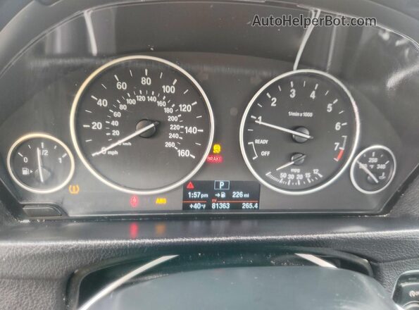 WBA8A3C58GK690214 2016 BMW OTHER Серебряный Вид щитка приборов