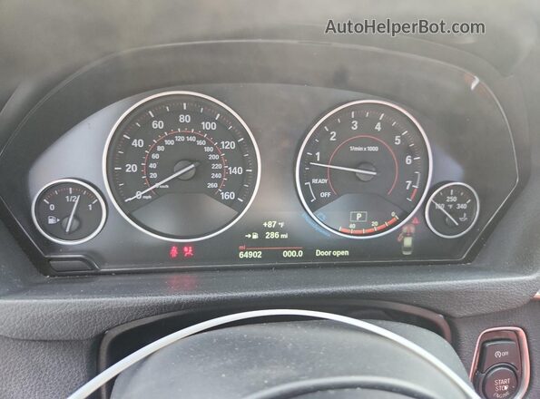 WBA8B3G50GNU34946 2016 BMW OTHER Белый Вид щитка приборов