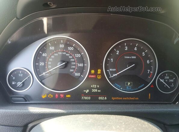 WBA8E1C53JA159590 2018 BMW OTHER Белый Вид щитка приборов