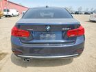2016 Bmw 328 Xi Sulev Синий vin: WBA8E3C52GK501237